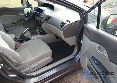 2012 Honda Civic Lx из США, поврежденный, VIN 19XFB2F51CE386782